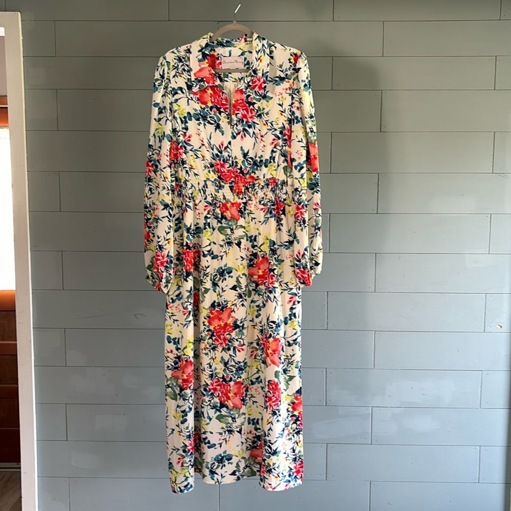 Charles Henry floral dress